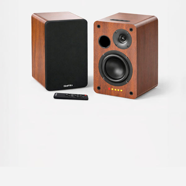 Parlantes Saiyin Bluetooth Bookshelf 40W x2