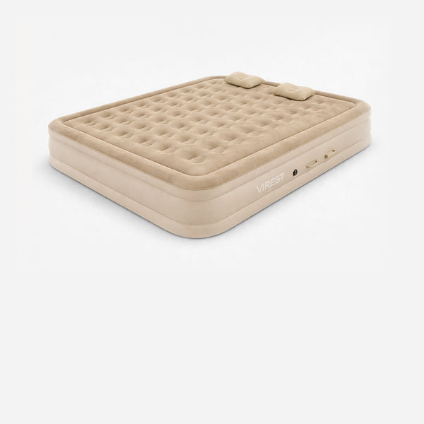 Colchón Inflable Queen Automático Premium  Bomba USB Inalámbrica Recargable