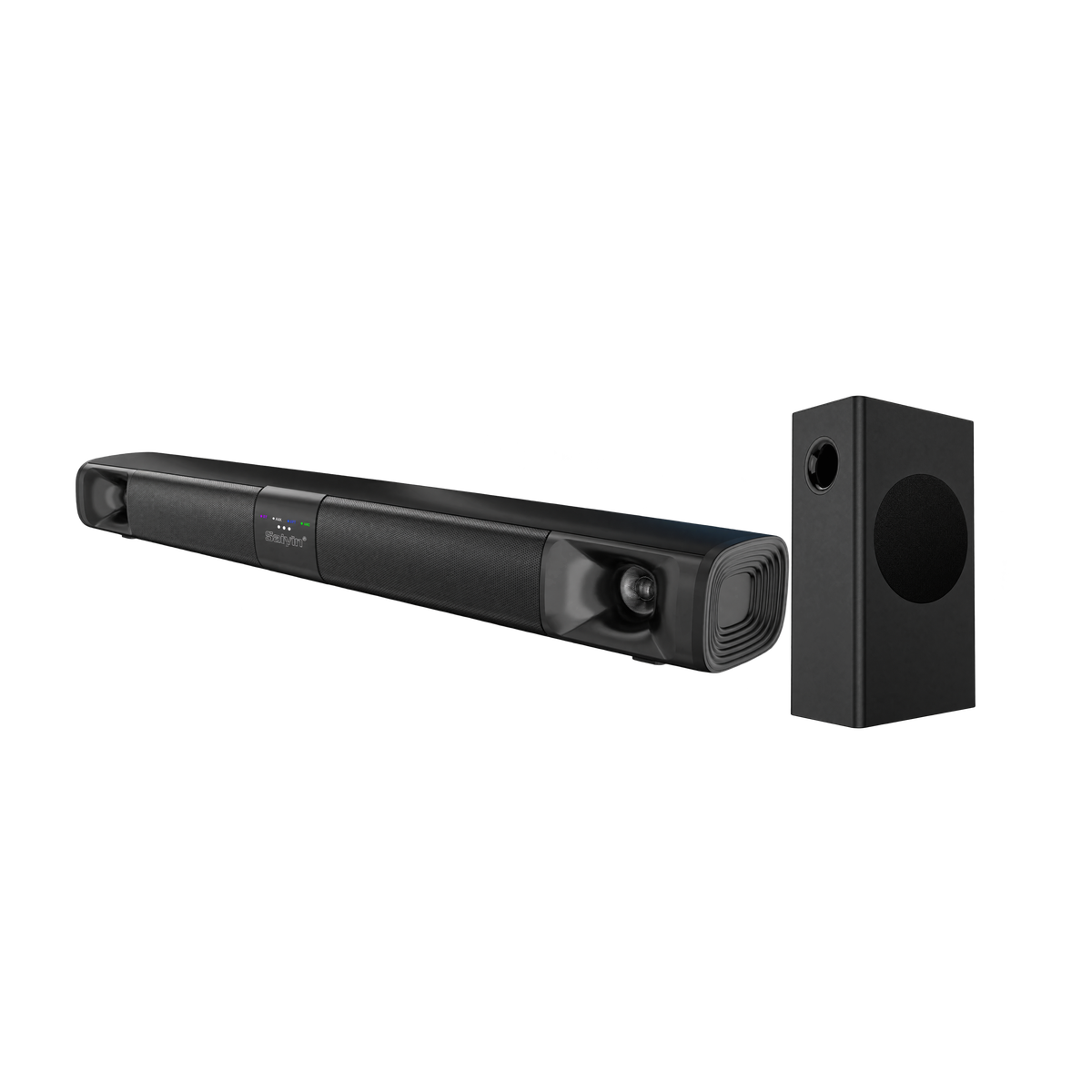Barra de Sonido Saiyin 2.1 100 W con Subwoofer HDMI ARC Bluetooth