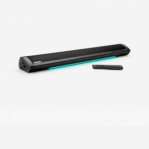 Barra de Sonido con Subwoofer 70W Saiyin con Bluetooth, Óptico y AUX