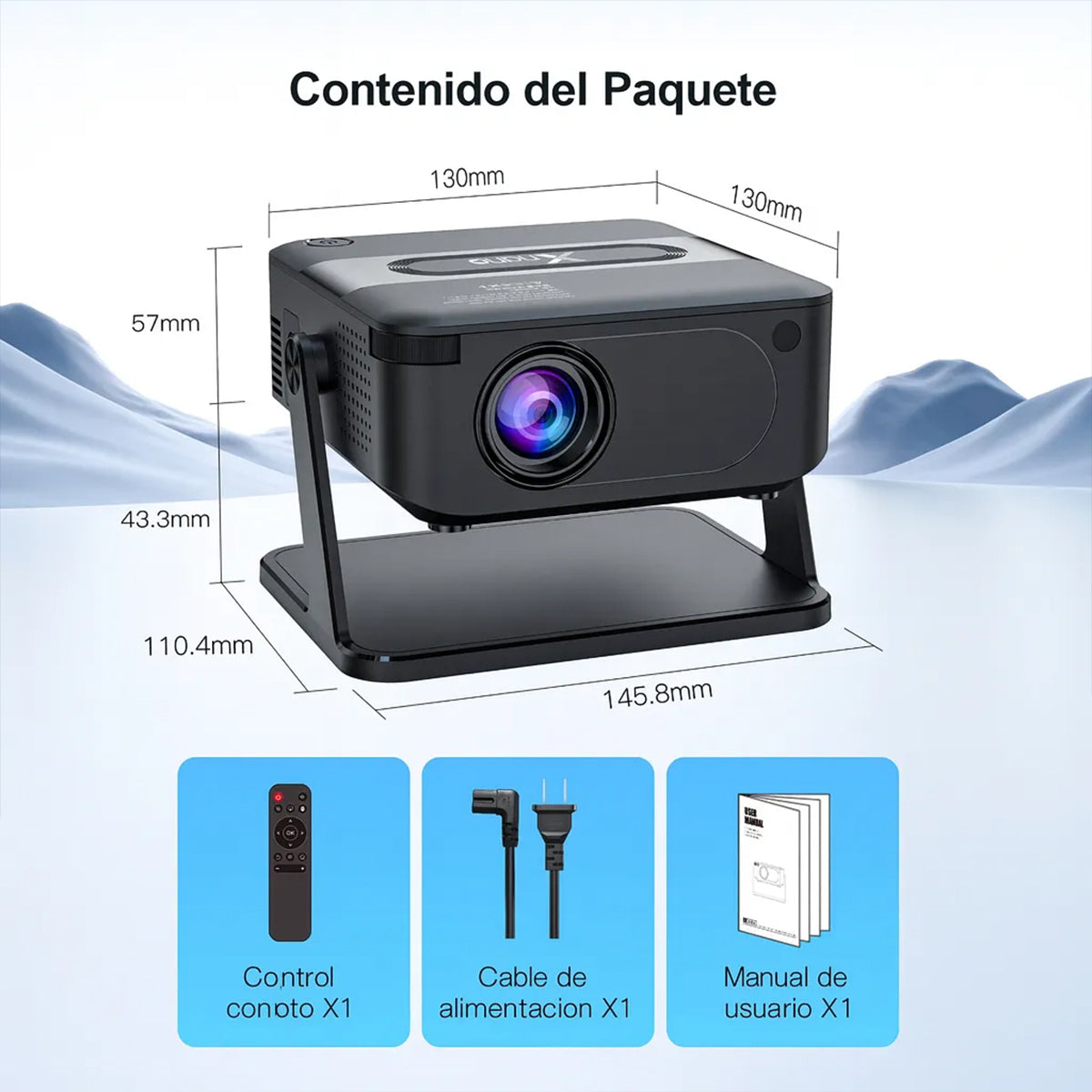 Proyector Xnano Ha109 Full HD4k 1080p