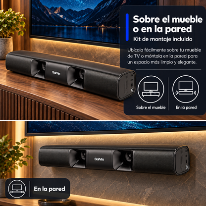 Barra de Sonido Saiyin DS6301H Pro 50 W 17" Bluetooth para Smart TV - foto 6