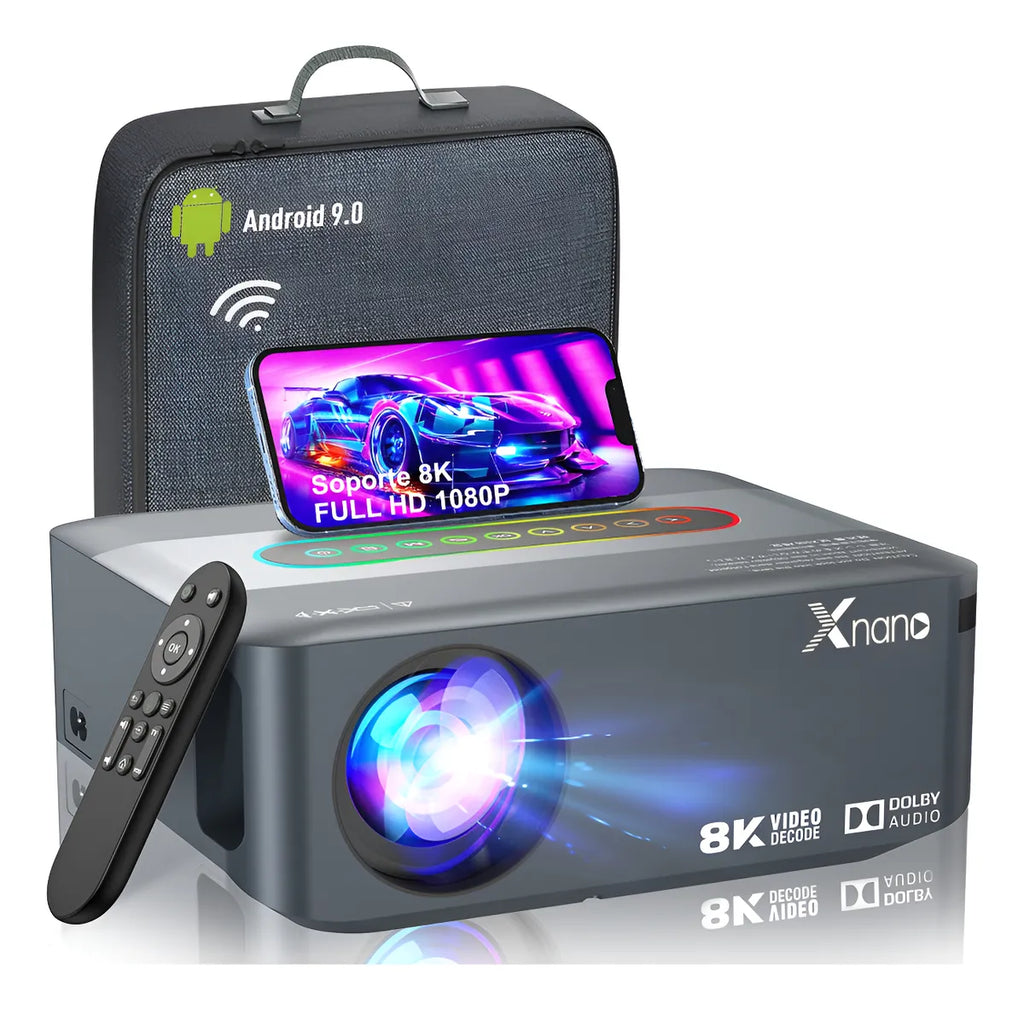 Proyector Profesional 8K Android WiFi Full HD 1080p 18000 lm