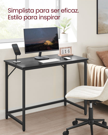 Escritorio Industrial Songmics 100 cm Home Office Negro - foto 3