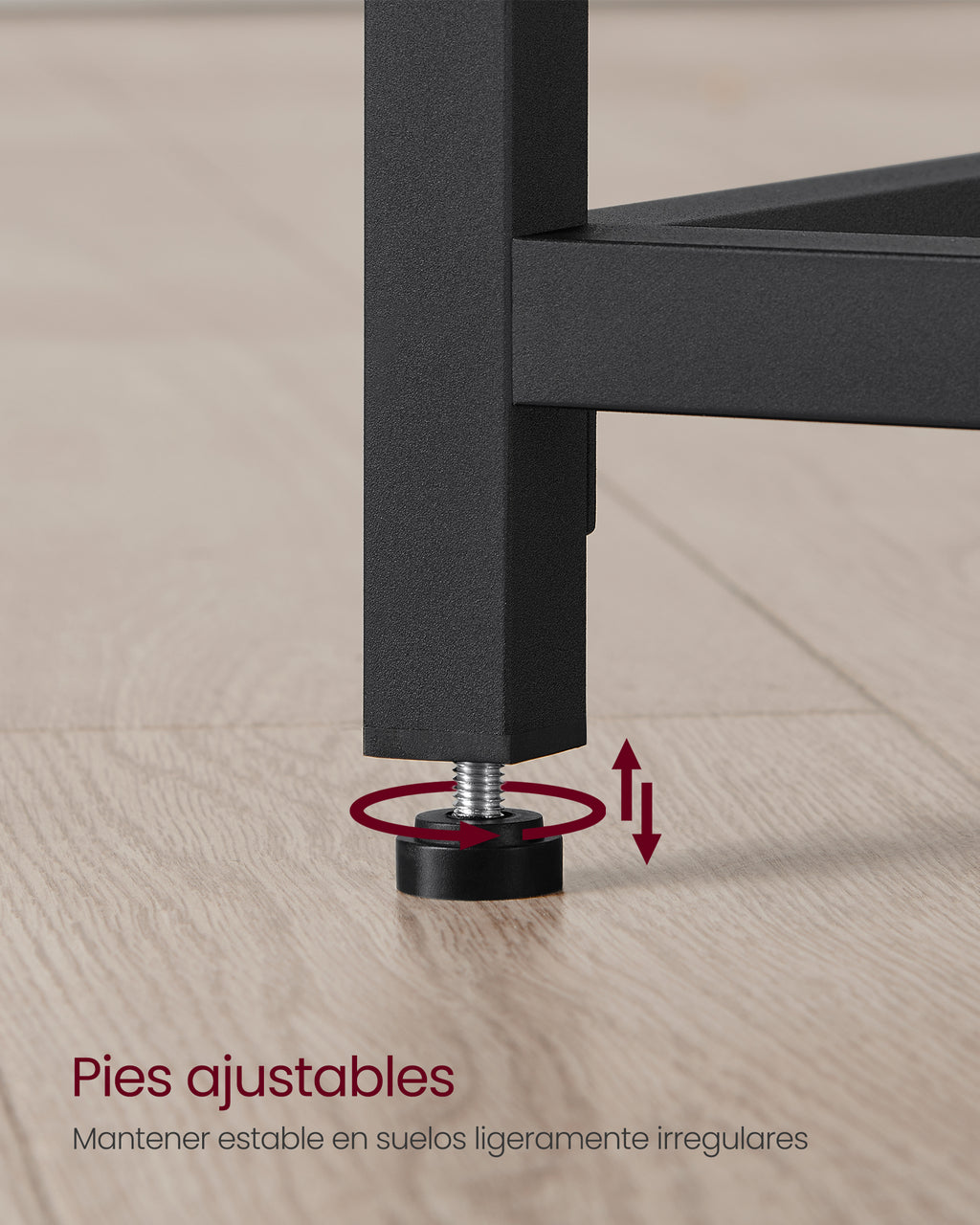 Escritorio Songmics 100cm Home Office Industrial Negro