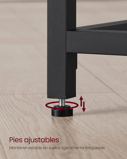 Escritorio Industrial Songmics 100 cm Home Office Negro - foto 7
