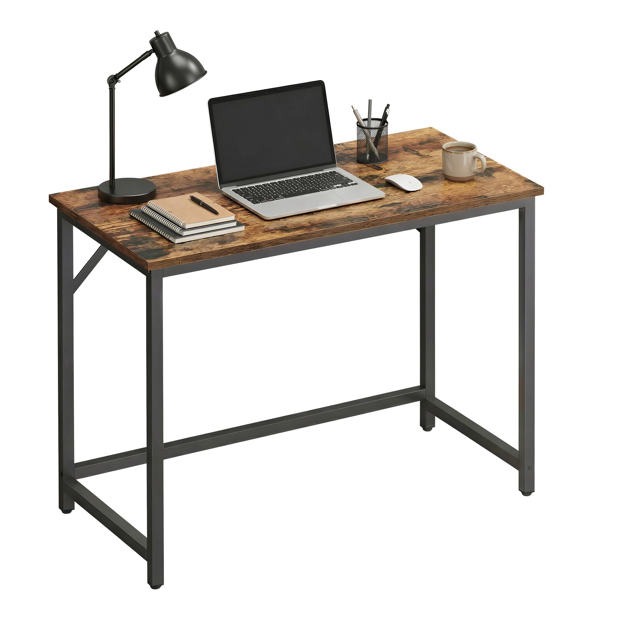 Escritorio Songmics Industrial 100cm Computadora Home Office