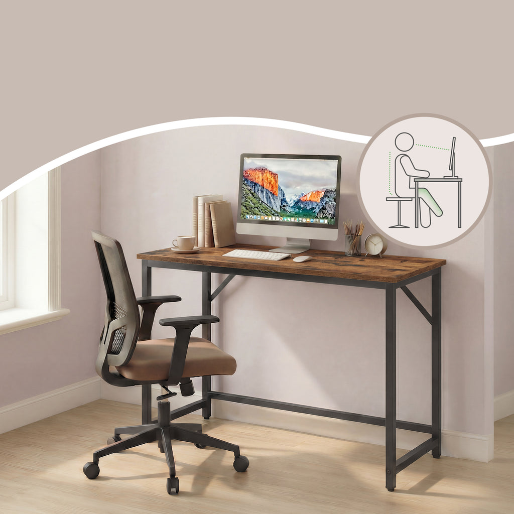 Escritorio Songmics Industrial 100cm Computadora Home Office