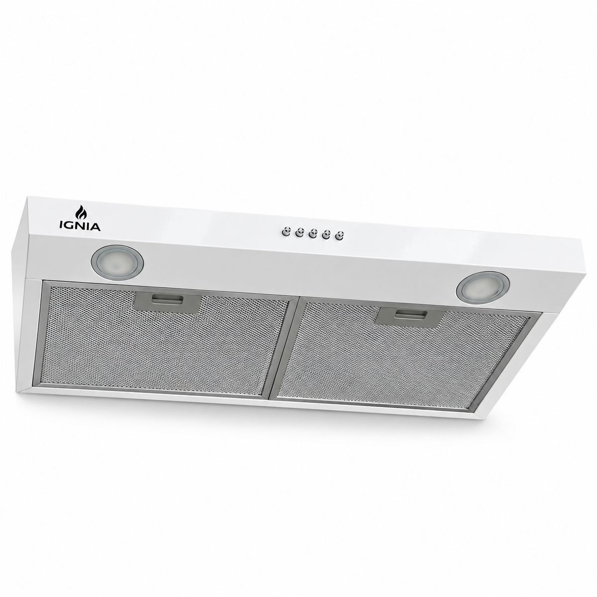 Campana Extractora Slim IGNIA 75 cm, color blanco
