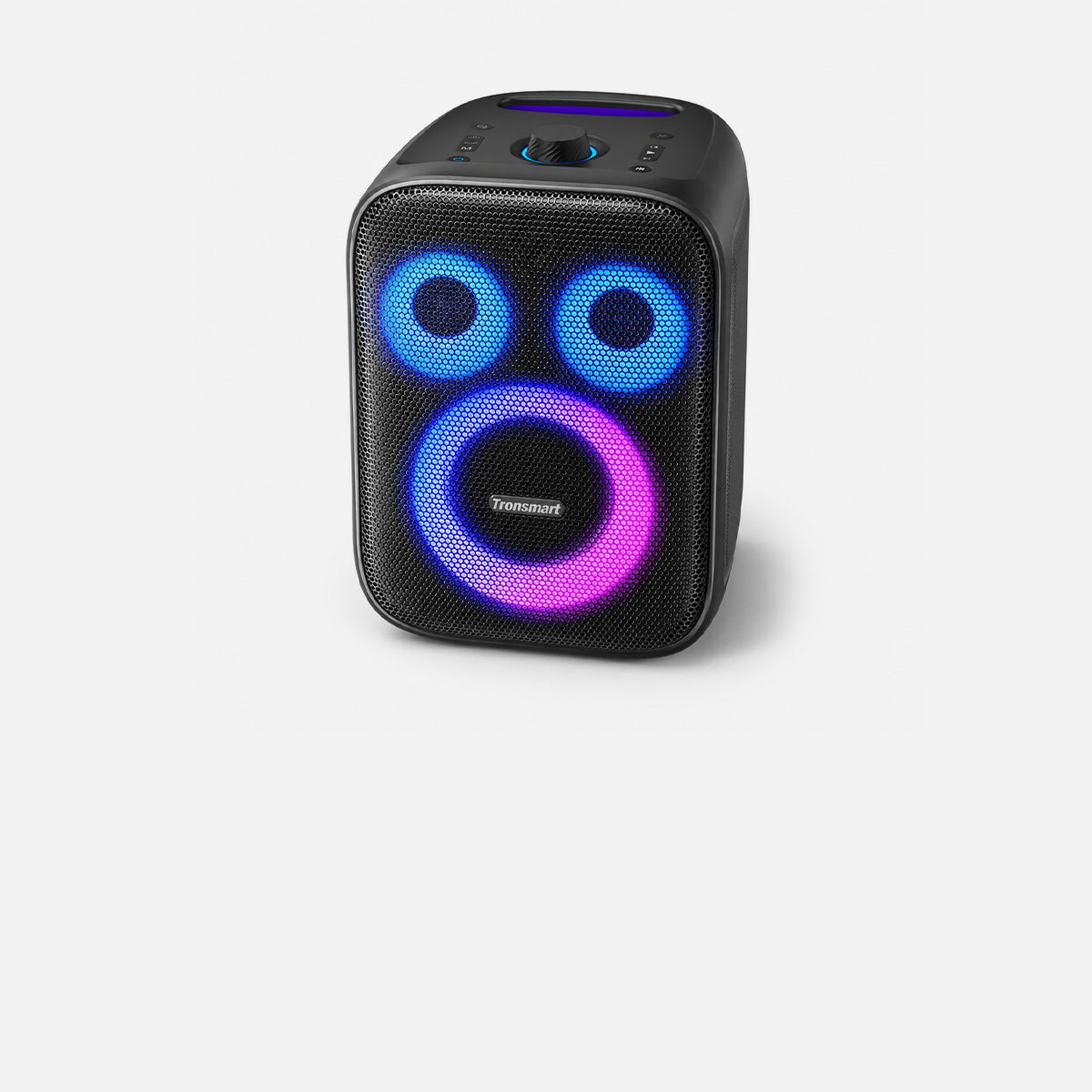 Parlante Bluetooth Tronsmart Halo 200 120w Luces Led Fiesta Negro