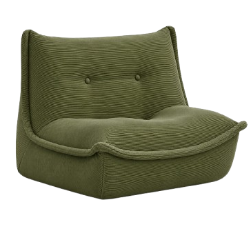 Sillón Individual Lounge Ergonómico Corderoy
