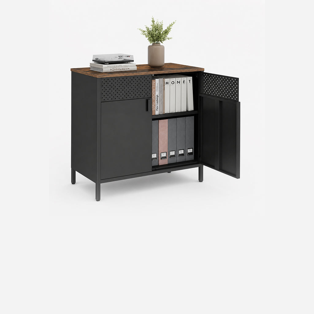 Mueble Aparador Songmics Vasagle 80cm Buffet Organizador Industrial