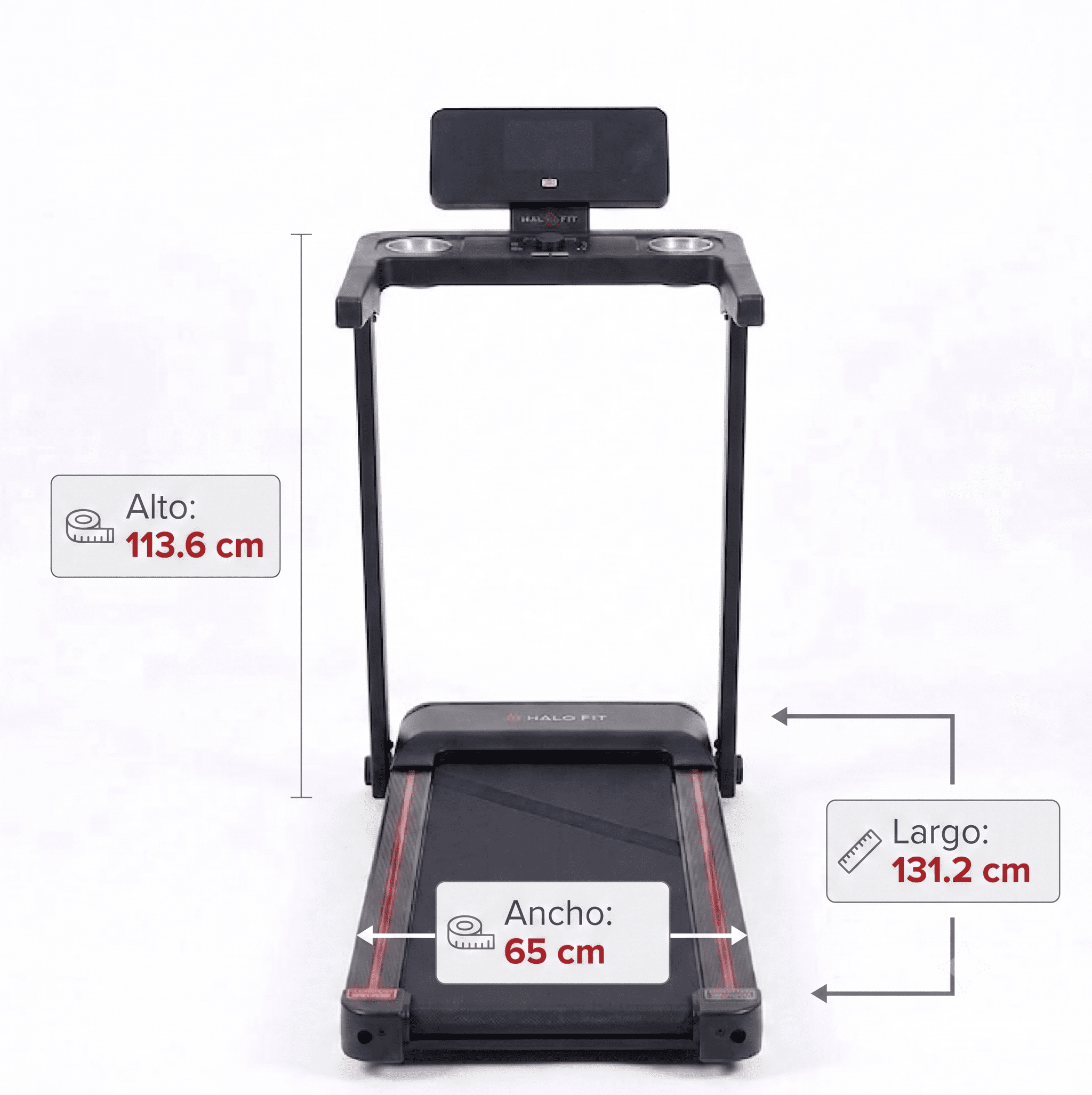 Caminadora Eléctrica Plegable para Hogar Jingke HF-1111P Entrenamiento Multifunción