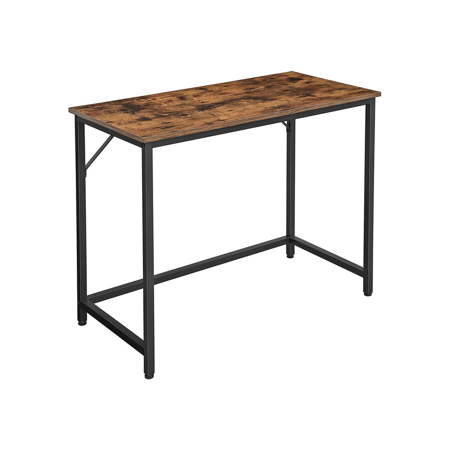 Escritorio Industrial Songmics 100 cm Home Office Marrón y Negro