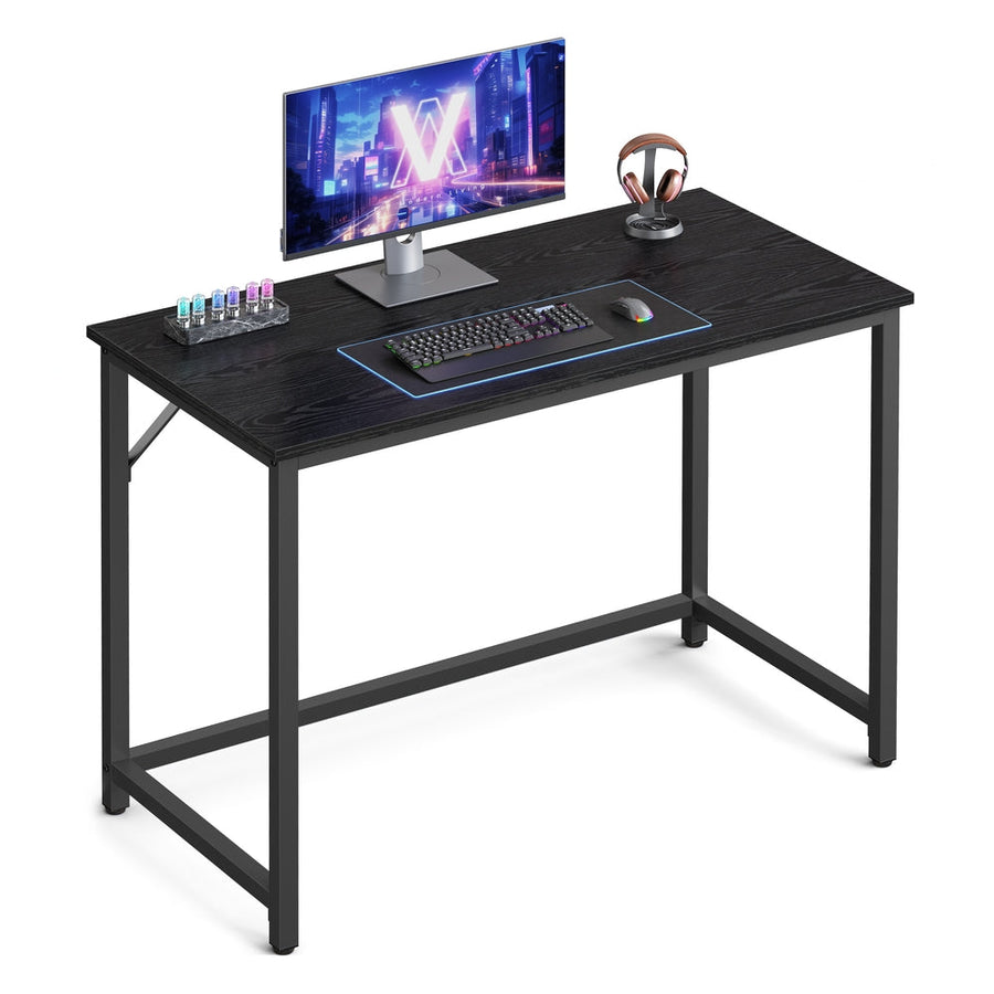 Escritorio Industrial Songmics 100 cm Home Office Negro