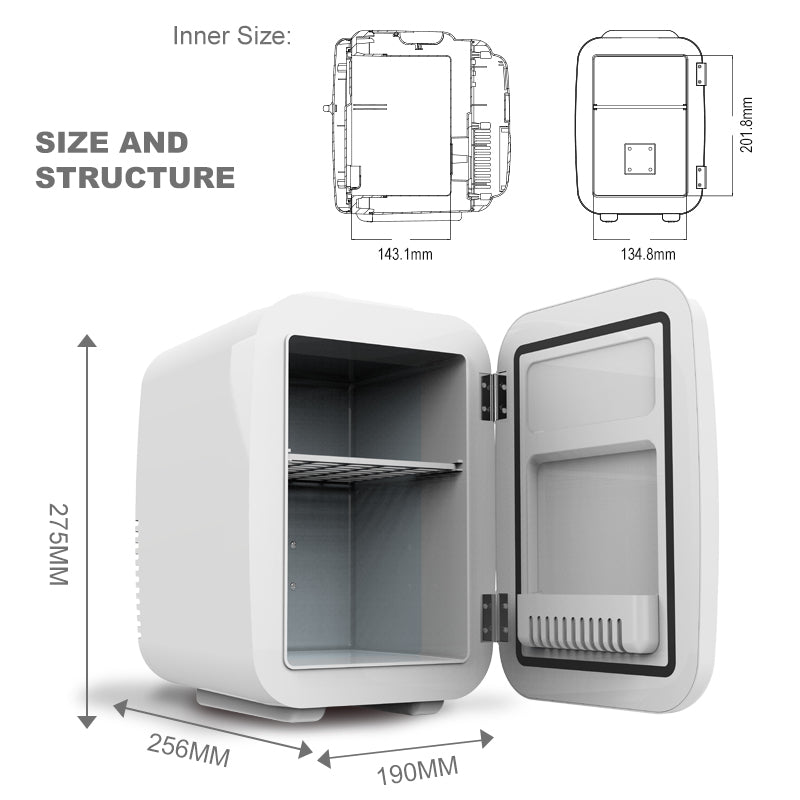 Mini Heladera 4L Portátil Para Auto Y Hogar