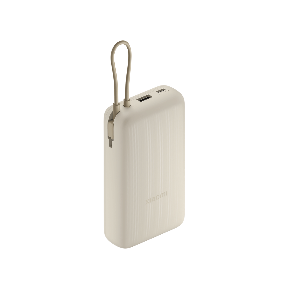 Power bank Xiaomi 33W 20000 mAh beige - puertos USB-C y USB-A